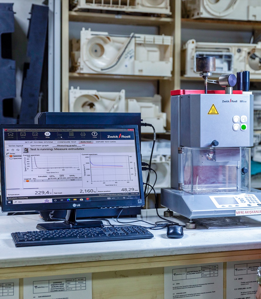 Erime Akışkanlığı Test Cihazı